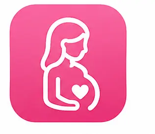 Pregnancy BMI calculator icon for estimating healthy body mass index during pregnancy.